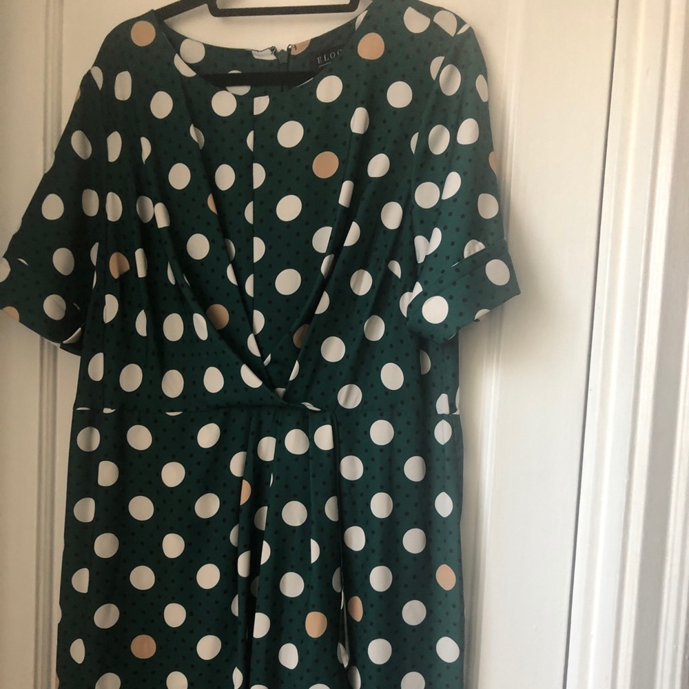 ELOQUII Polka Dot Dress Size 18